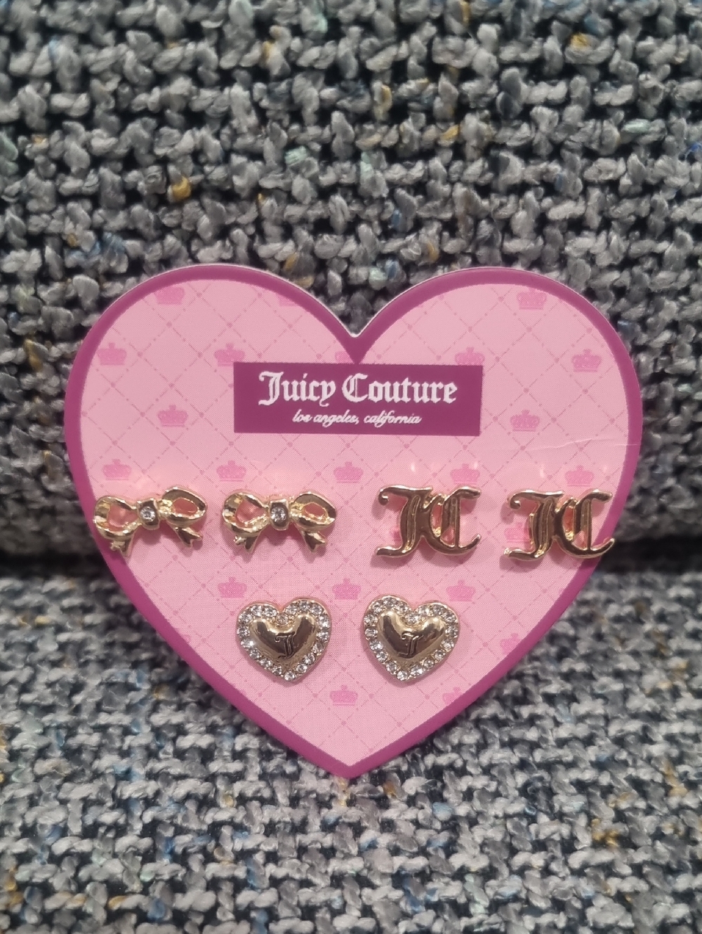 JUICY COUTURE 3-pair Earring Set - Picture 4 of 6